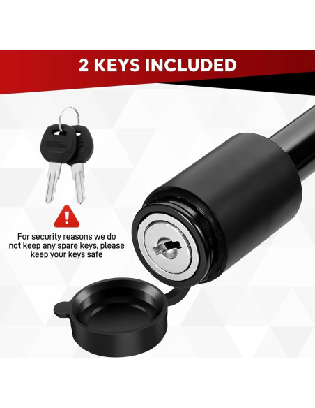 Cerradura de Pasador de Enganche BOYISEN 5/8" Acero Alta Resistencia