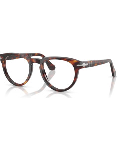 Montura de Gafas Recetadas Redondas Persol PO3377V Habana 50mm 2