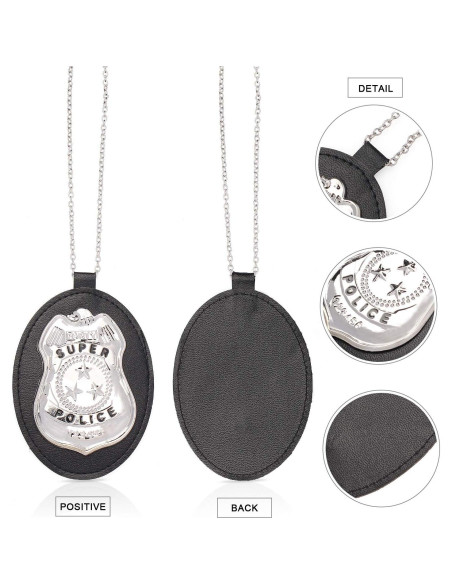 Set de Disfraz de Policía Beelittle con Sombrero y Accesorios