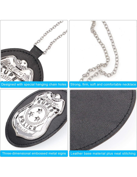 Set de Disfraz de Policía Beelittle con Sombrero y Accesorios