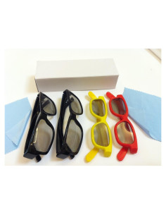 Paquete de 4 Gafas 3D Pasivas VIZIO XPG201 para Adultos y Niños