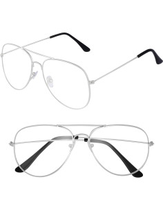 Gafas de sol aviador unisex metalicas negras y doradas 2