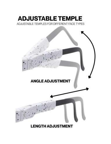 Gafas de Ciclismo UV400 Unisex - Lentes Polarizados Blancas y Azules