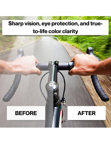 Gafas de Ciclismo UV400 Unisex - Lentes Polarizados Blancas y Azules