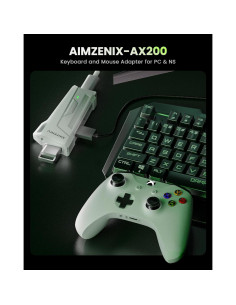 Adaptador de Teclado y Ratón AIMZENIX AX200 para Nintendo Switch y PC 2