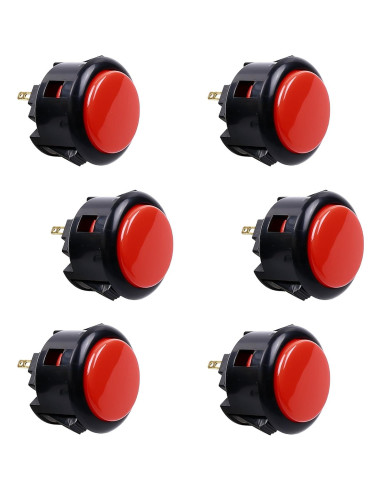 Botón de Presión Sanwa OBSF-30 30mm Original para Joystick
