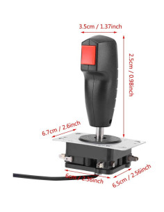 Joystick de Vuelo 8 Vías Walfront con Botón de Fuego 2
