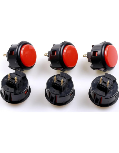 Botón de Presión Sanwa OBSF-30 30mm Original para Joystick