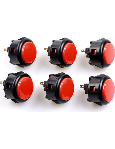 Botón de Presión Sanwa OBSF-30 30mm Original para Joystick