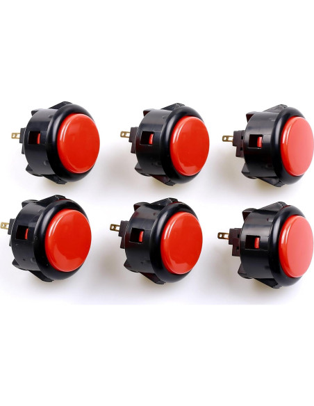 Botón de Presión Sanwa OBSF-30 30mm Original para Joystick