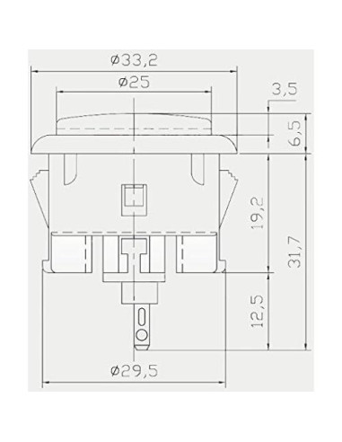 Botón de Presión Sanwa OBSF-30 30mm Original para Joystick