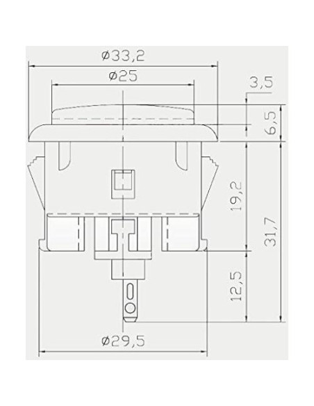 Botón de Presión Sanwa OBSF-30 30mm Original para Joystick