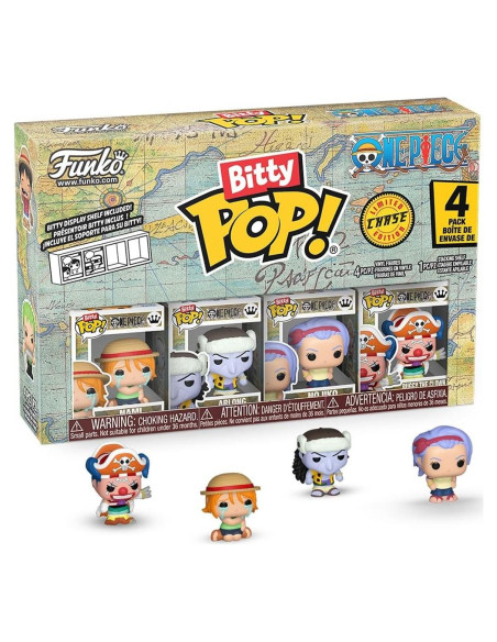 Funko Bitty Pop! One Piece - Nami, Arlong, Nojiko y figura sorpresa