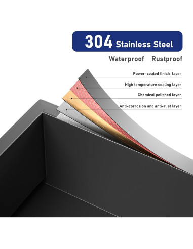 Nicho de Ducha de Acero Inoxidable Bernkot 30.48 cm Cepillado