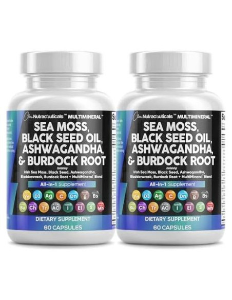 Suplemento Clean Nutraceuticals Musgo Marino 15 Ingredientes