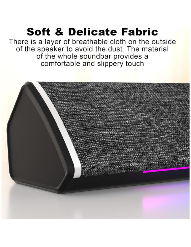 Altavoces Bluetooth SOULION R60 con Luz LED y USB