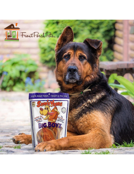 Golosinas de Batata para Perros Grandes Sam's Yams 425g