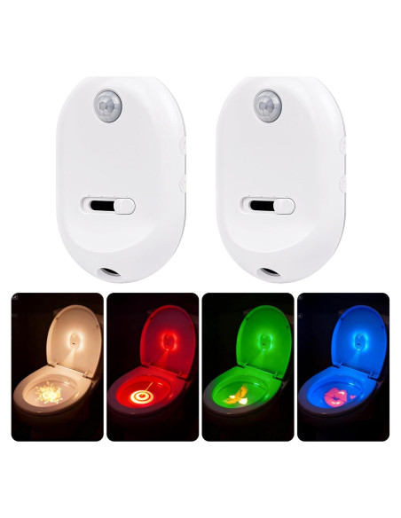 Sensor de Movimiento Luz Nocturna Holoith para Inodoro 2 Pzs