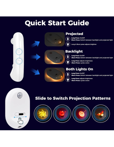Sensor de Movimiento Luz Nocturna Holoith para Inodoro 2 Pzs