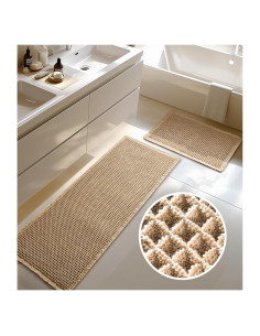 Juego de Alfombrillas de Baño Antideslizantes Furicher 2 Piezas