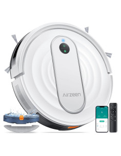 Aspirador Robot J10 Airzeen - Succión 4000Pa, 3 en 1, Control APP/Alexa