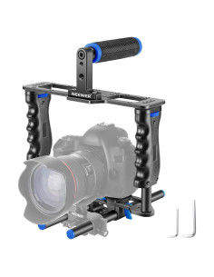 Jaula de Video NEEWER para Cámara DSLR con Doble Empuñadura