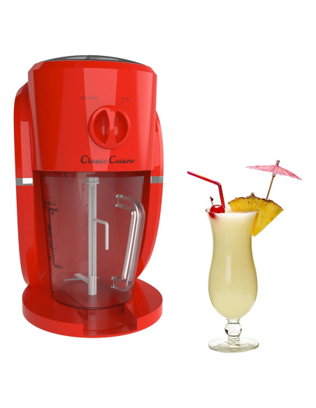 Máquina de Bebidas Congeladas Classic Cuisine 1.1L Rojo Máquina de Bebidas Congeladas Classic Cuisine 1.1L Rojo