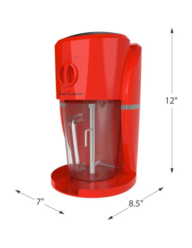 Máquina de Bebidas Congeladas Classic Cuisine 1.1L Rojo