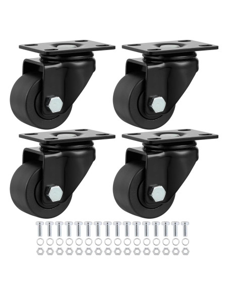 Ruedas Giratorias Finnhomy 5 cm Set 4 Alta Resistencia