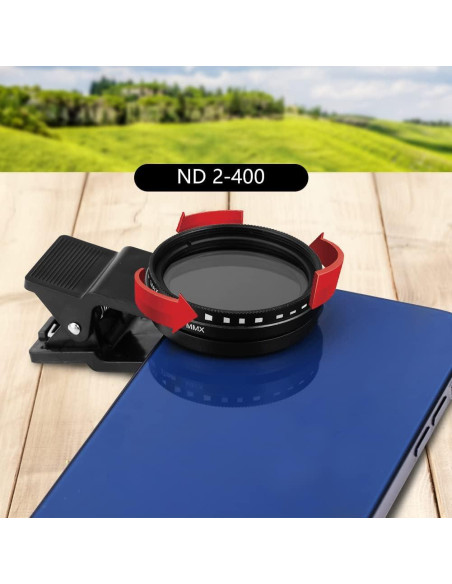 Filtro ND 2-400 para Cámara Novo Tee 37mm Clip-on