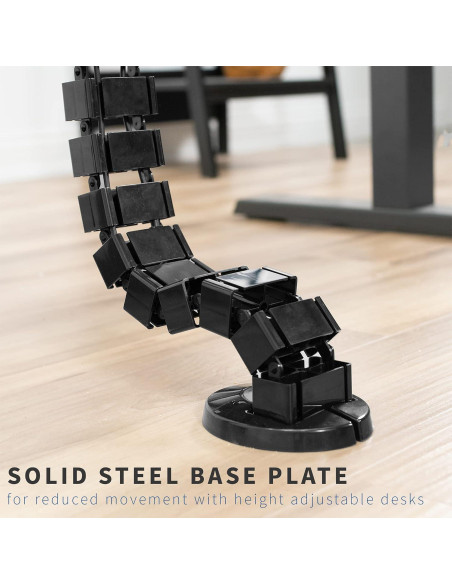 Organizador de Cables VIVO DESK-AC01C Negro 121,9 cm Organizador de Cables VIVO DESK-AC01C Negro 121,9 cm