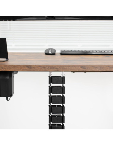 Organizador de Cables VIVO DESK-AC01C Negro 121,9 cm