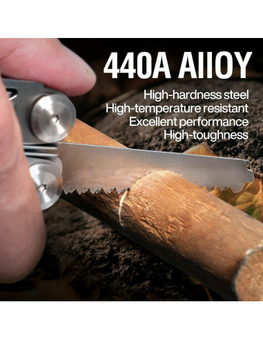 Multiherramienta MIAOKE 23 en 1 con Caja Regalo Plata