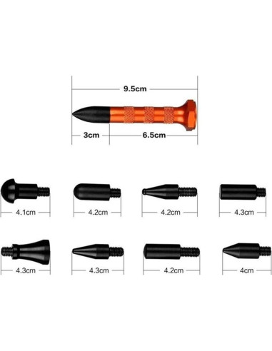 Kit de Reparación de Abolladuras HiYi GS con 9 Puntas