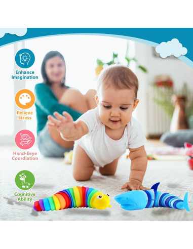 Juguete Antiestrés Babosa Kabvry - Sensorial para Niños