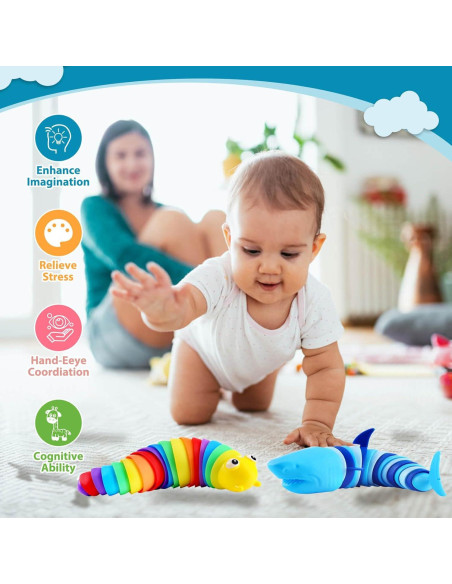 Juguete Antiestrés Babosa Kabvry - Sensorial para Niños