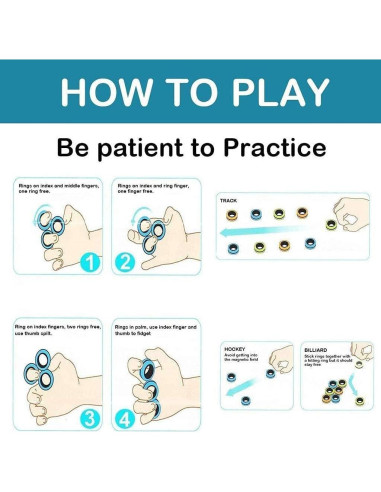 Juego de Juguetes Sensoriales Antiestrés 7 Pack JIANGRUI