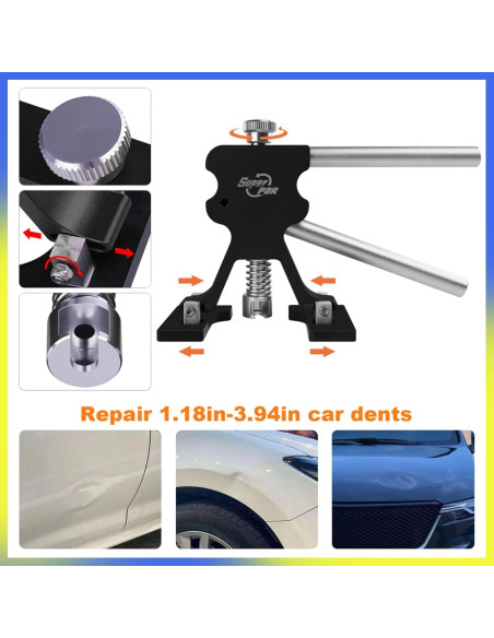 Extractor de Abolladuras Super PDR HN-104US Kit Completo