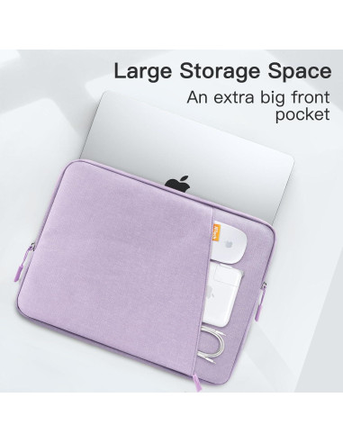 Funda para Laptop JETech 15" Impermeable Púrpura Claro