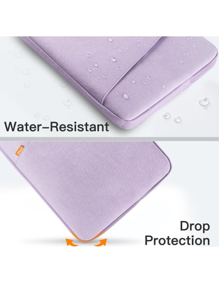 Funda para Laptop JETech 15" Impermeable Púrpura Claro