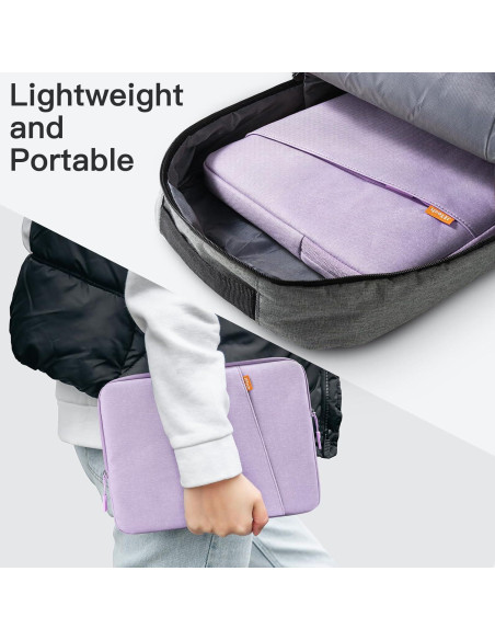 Funda para Laptop JETech 15" Impermeable Púrpura Claro
