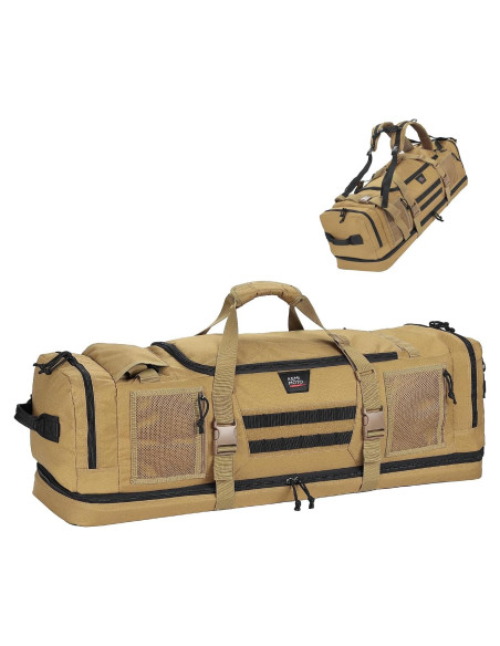 Bolsa de Caza KEMIMOTO 78L Marrón, Multiusos y Resistente