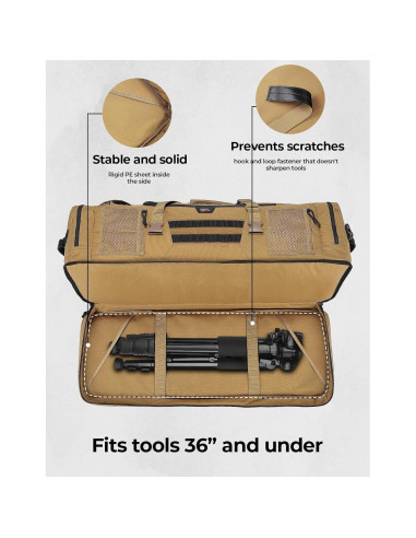 Bolsa de Caza KEMIMOTO 78L Marrón, Multiusos y Resistente