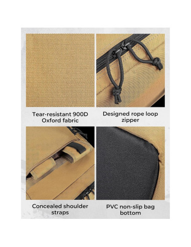 Bolsa de Caza KEMIMOTO 78L Marrón, Multiusos y Resistente