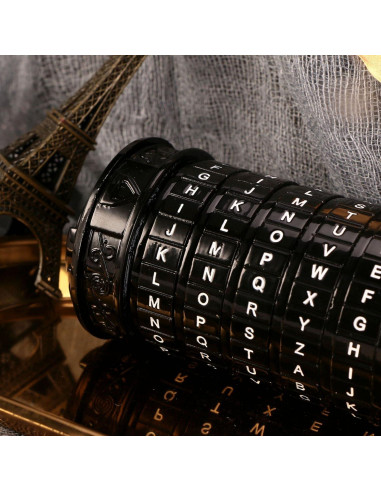 Cryptex Código Da Vinci Mini Negro Regalo Sorpresa