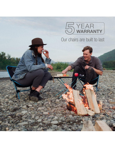 Silla Helinox Dos Ultraligera Plegable con Respaldo Alto