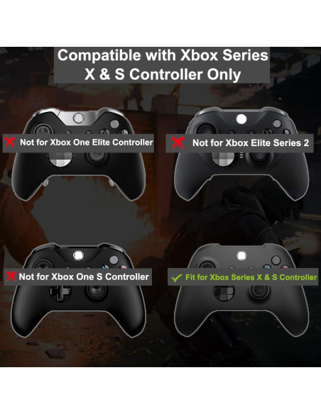 Kit Reparación Bumpers Xbox Series X/S Ikpek Blanco