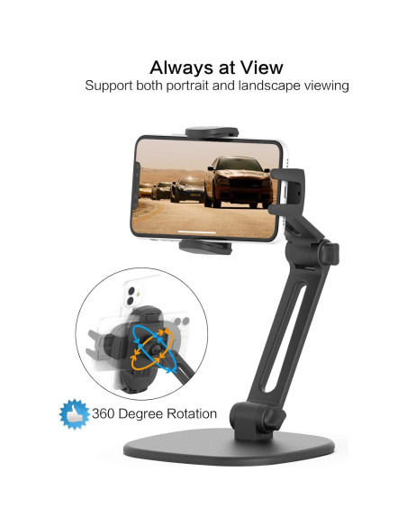 Soporte para Teléfono Wiiki-Tech H9-T7 Ajustable 360