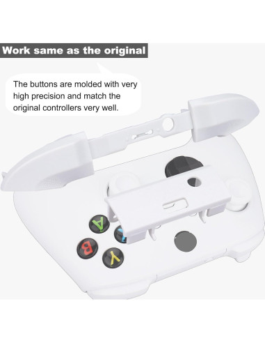 Kit Reparación Bumpers Xbox Series X/S Ikpek Blanco