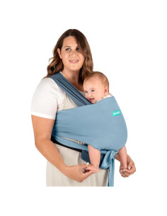 Portabebés Moby Baby Wrap Azul Spray Marino 3,63-14,97 kg